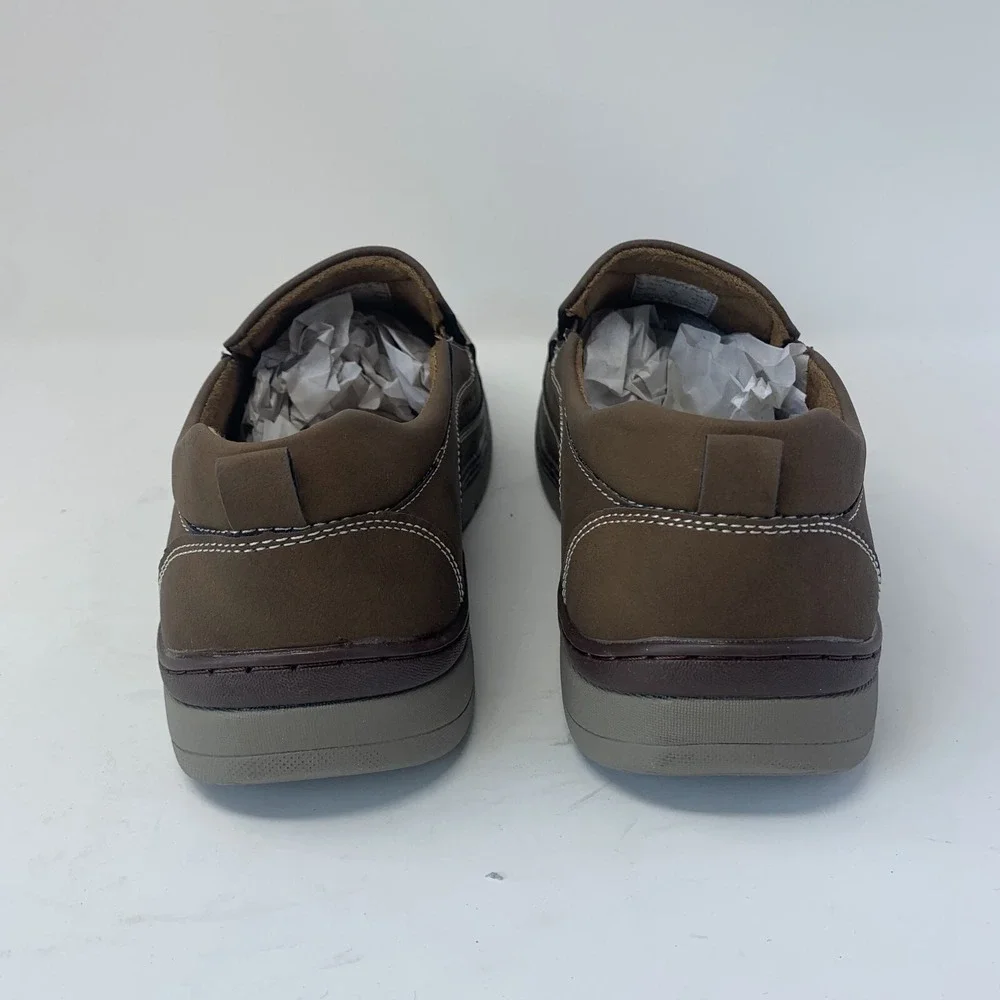 Aston Marc Comfort II Loafers Men's 12 M Tan‎ Moc Toe Casual Slip-on Shoes S0696